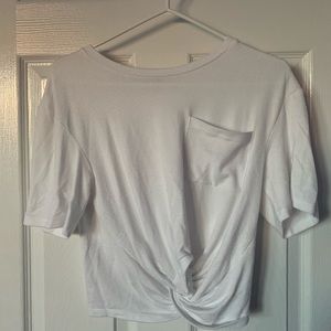 Aritiza twist front pocket tee